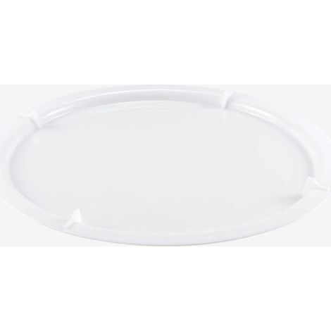 Couvercle pour bac à diviseuse rond 19 L - blanc - Gilac