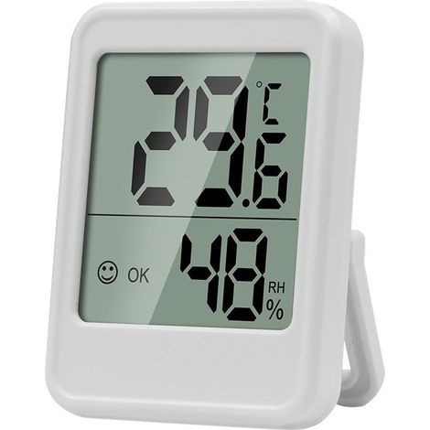 Petit hygromètre numérique, thermomètre d'intérieur, thermomètre ambiant, moniteur de température et d'humidité (1/3)