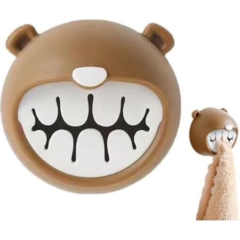 Küchenhandtuchhalter, selbstklebender Wandhaken, Haken zum Aufhängen ohne Beschädigung des Bodens, Badezimmeraccessoires, Wohn- und Schlafzimmeraccessoires (1/4)