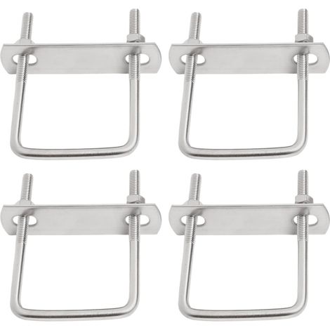 U-bolts for M6, 50x80mm Steel, Heavy Duty U-bolts for (1/5)