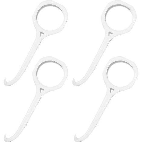 [Lot de 4] Outil de retrait d'aligneurs, accessoires en plastique de qualité alimentaire [7,6 cm] [blanc + blanc] pour le démontage des appareils de soins bucco-dentaires (1/5)