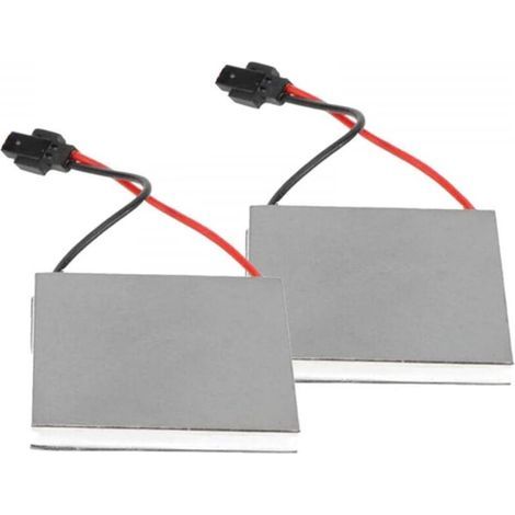 Set mit 2 wärmebetriebenen Ofenlüftergeneratoren, Ersatzmotor für Haushaltsöfen, Kaminventilatoren, Holzöfen, 40 x 40 mm (1/5)