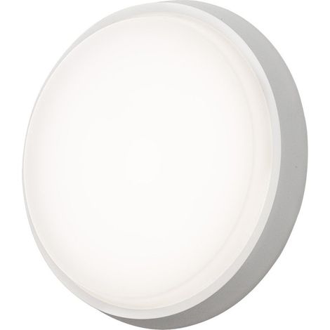 Konstsmide Cesena Applique Murale Ronde Ronde Extérieure Moderne Ronde Blanc 10W LED, IP54 (1/3)