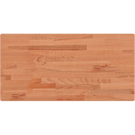 Maison Exclusive - Piano Tavolo 100x50x1,5cm Rettangolare Legno Massello Faggio