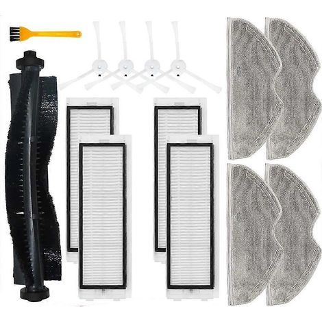 Pièces de rechange pour aspirateur robot 360 S5 / S7 / S7 Pro : brosse principale, brosse latérale et filtre HEPA (1/5)