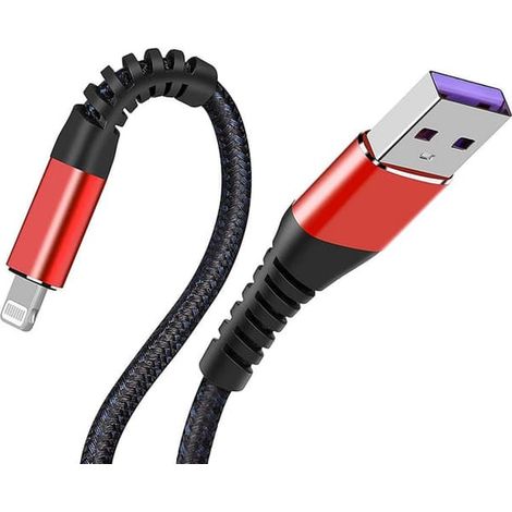 BelleRise - Chargeur iPhone 3 mètres, câble Lightning long 3 mètres, F (1/5)