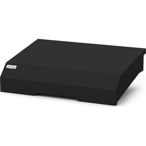 Le Marquier – Couvercle de protection en acier pour planchas 75 Baia/Pure/Amalia – Dimensions 81 x 59 x 17 cm – Poids 6,4 kg – Noir (1/2)