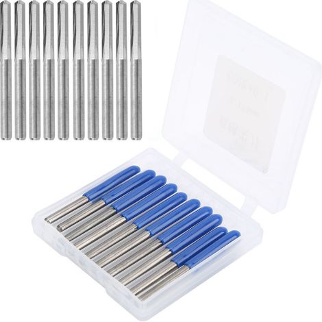 Fraise CNC - 3 175 mm - Angle 90 Degres - Pour Gravure Bois Acier - Lot De 10 Pieces (1/5)