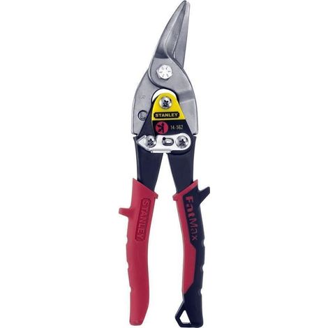 Aviation Snips Left Cut Fine Head Forged Chrome Steel Double Pivot Action for More Power Ergonomic Handles Robust and Ergonomic Range 2-14-562 (1/3)