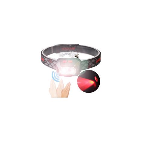 Linterna frontal recargable por USB de gran potencia con 6 modos, 1000 lúmenes, resistente al agua IPX4, batería de 6 a 8 horas de duración para pesca, camping, lectura, senderismo y ciclismo - Crezuo