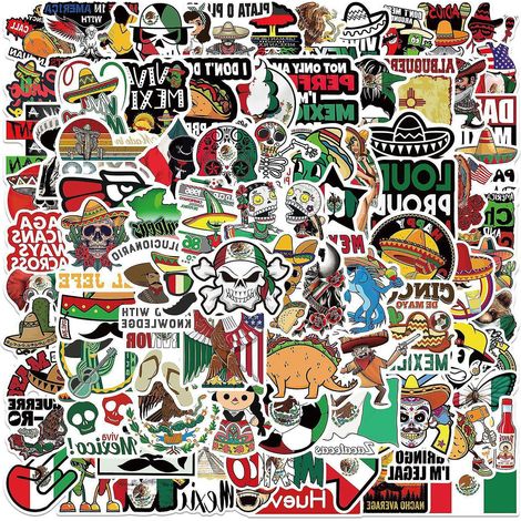 autocollants Pack 100 Pcs Vinyle Graffiti Stickers Pour Ordinateur Portable Voiture Planche Roulettes Moto Vlo Bagages Pare-chocs Bombe Autocolla (1/4)