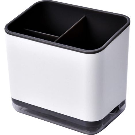 1 porte-ustensiles noir, égouttoir à couverts, 3 compartiments (1/5)