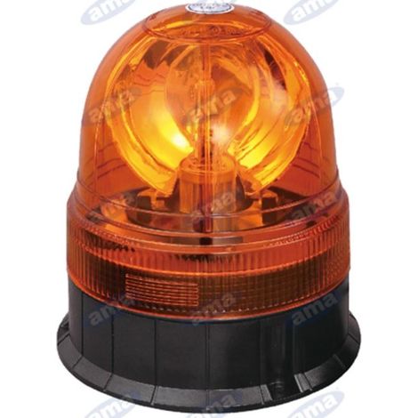 Baliza halógena 12V 55W base plana 160x140mm tractor vehículo industrial IP66