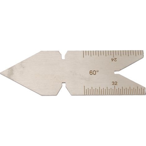 1 pièces outil de coupe de tour de filetage de jauge de queue de poisson centrale en acier inoxydable(1) (1/5)