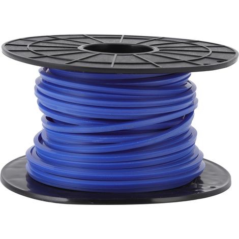 Fil de coupe carré 4.0mm x 30m pour débroussailleuse Husqvarna, fil de taille-haies bleu, ligne de coupe pour tondeuse. (1/5)