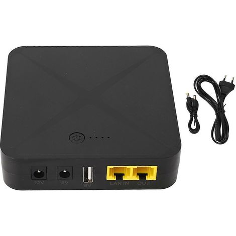 Mini-USV 5V 9V 12V 48V PoE-Anschluss Unterbrechungsfreie Stromversorgung 8000mAh 18Wh USV-Akku-Backup für Kameras