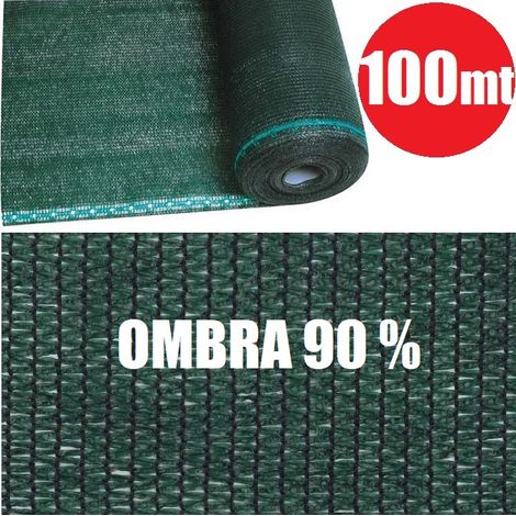 ROTOLO 100mt TELONE OMBREGGIANTE FRANGIVISTA VERDE - H 100 - PER RETE METALLICA (1/3)