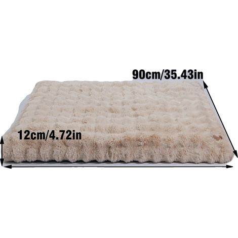Cuccia per cani, morbidissima, lavabile in lavatrice, colore kaki, taglia 2XL. (1/2)