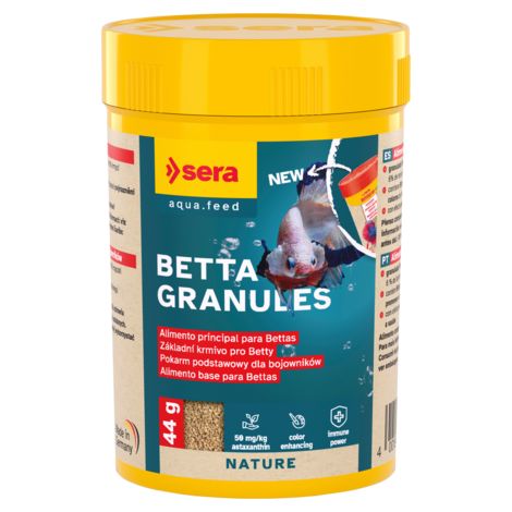 Sera Bettagran Nature - Granulado Fino para Bettas - 44 g