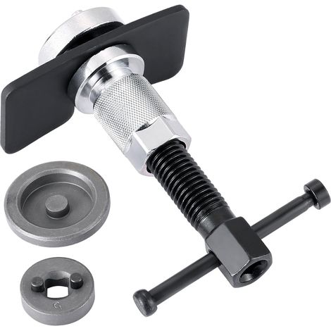 Remontez les pistons de frein arrière en douceur grâce à un kit de 5 pièces pour le remplacement des plaquettes, idéal pour les étriers de freins automobiles, argent, voiture (1/5)