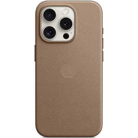 Coque FineWoven compatible avec l'iPhone 15 Pro et la recharge sans fil MagSafe (2025) (1/5)