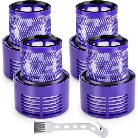 Lot de 4 Filtres pour Dyson V10 Motorhead Cyclone Animal Absolute SV12 Aspirateur Accessoire Sans Fil Remplace DY-969082-01 (1/5)