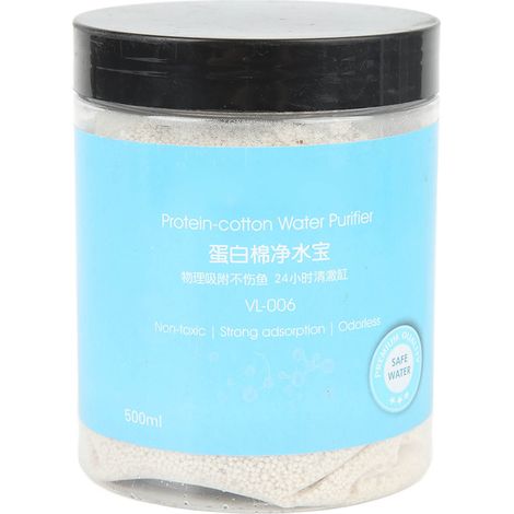 Résine de filtration pour aquarium, média filtrant professionnel pour la purification de l'eau des aquariums (500 ml) (1/5)