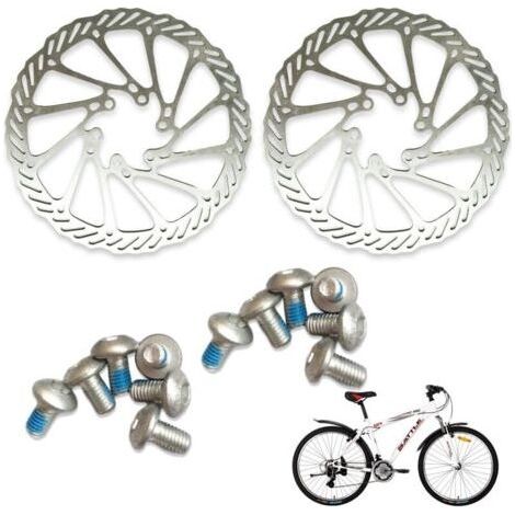 BUNTHAUS Ensemble de 2 vélos disques de frein en acier Inoxydable, 160 mm,Style 1 (1/5)