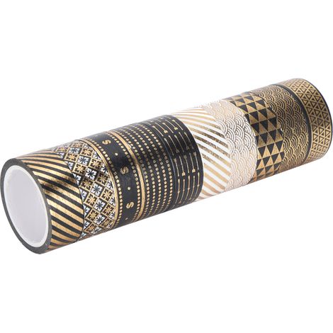 10Pcs Washi Tape for Scrapbook Journal Planners Print Decorative DIY Craft Supplies (1/5)