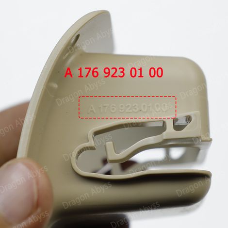 ISOFIX cover for rear child safety seats in Mercedes-Benz A-Class, GLA, and CLA (1/4)