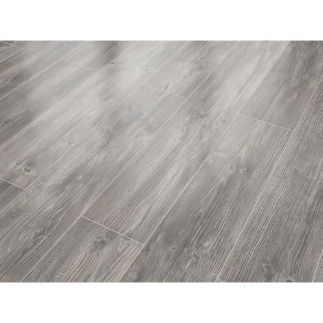 Classen Laminat 7 mm 4V 128,6 x 19,4 cm 7 mm Kiefer grau Laminat
