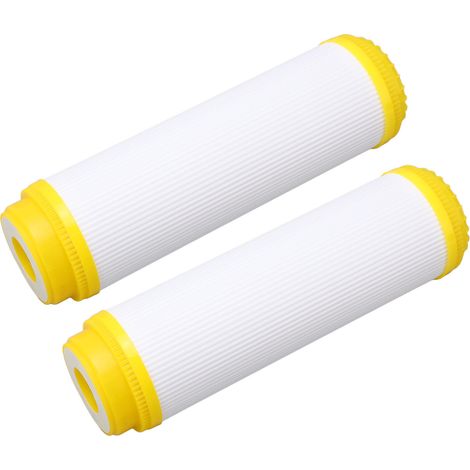 Kit de 2 cartouches filtrantes à eau de 25 cm (10 pouces) à charbon actif T33, conception universelle, pour la maison
