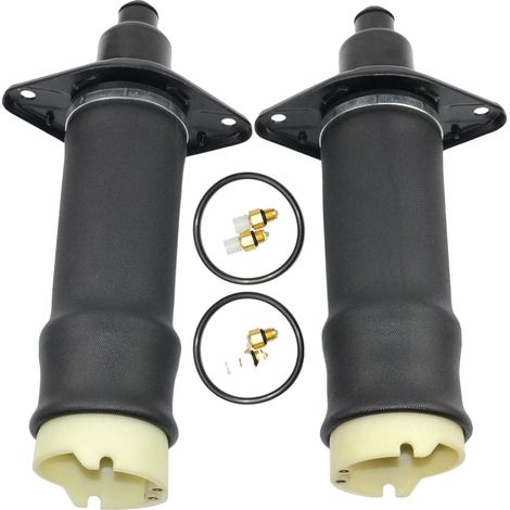 Muelles de suspensión neumática, material de caucho, dimensiones 10,5 x 5 x 5 pulgadas, compatibles con Audi A6 y Allroad Quattro, capacidad de carga 1500 libras, cumplen con las normas de seguridad. (1/5)