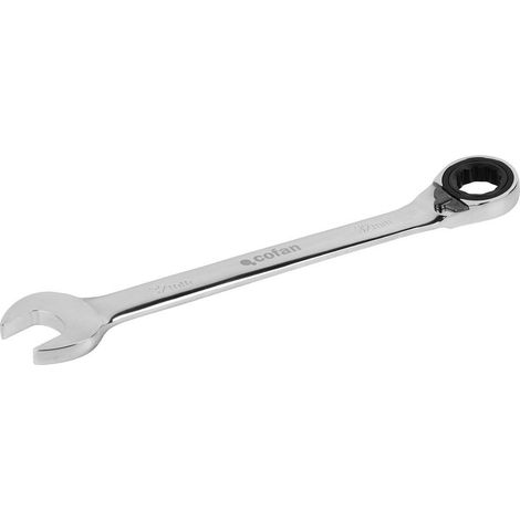 COFAN llave combinada carraca revers. 32mm , Llave combinada de acero pulido espejo con carraca reversible. Modelos desde la 8 hasta la 32 mm. Su innovador diseño de estrella permi