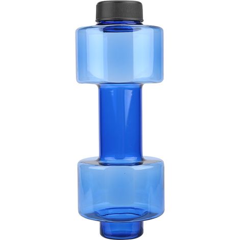500 ml auslaufsicherer Sportbecher in Hantelform, Trinkflasche für sportliche Aktivitäten (Blau) (1/5)