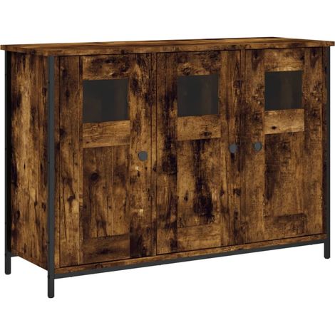 Credenza buffet cassettiera mobile contenitore organizer cucina soggiorno soggiorno 100 x 35 x 70 cm derivati del legno marrone