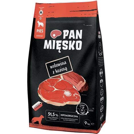 Mr. Meat cibo secco per cani manzo e capra 9 kg