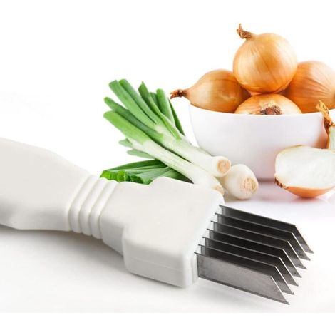 1 Packung Küchendrahtmesser, Zwiebelmesser aus Edelstahl, für den Haushalt, scharf, langlebig, geeignet für Zwiebeln und Kiwis (1/5)