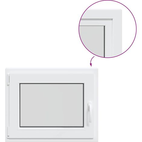Finestra per Soffitta RISOR 50 x 55 cm PVC e Vetro vidaXL
