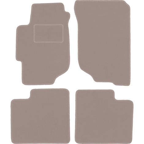 Beige Veloursmatten für: Honda Accord VI Kombi, Limousine, Type-R (1997-2002) (1/5)