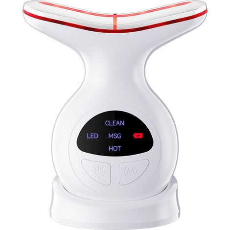 Appareil de massage pour le cou avec EMS et lumière colorée, appareil d'infusion de sérum pour soin de la peau (1/5)