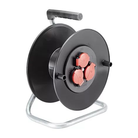 Bachmann Kabeltrommel 396.183 3-fach Thermoschalter schwarz Kunststoff (1/2)