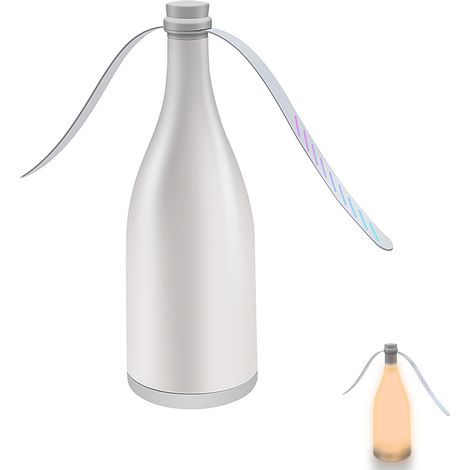 Ventilateur anti-mouches automatique avec lumière, pour terrasse, extérieur et camping, éloigne les insectes et moucherons. (1/5)