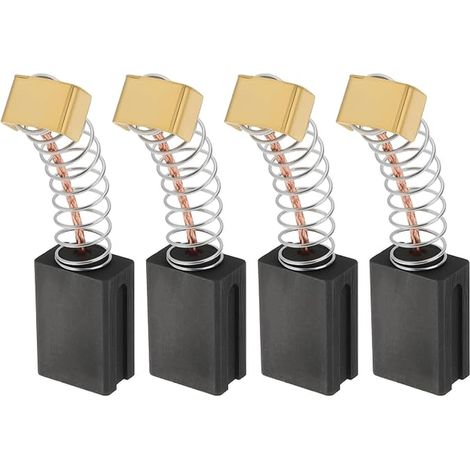 Lot de 4 Balais de Charbon pour Tondeuse électrique 7x11x17mm RC-441 Compatible avec GC-EM 1536 (1/5)