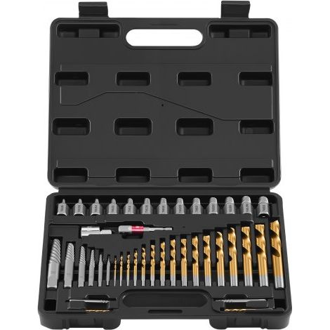 Kit Extracteur de Vis Cassée avec Forets 41PCs Outils (1/5)