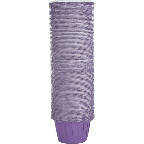Caissettes En Papier - Résistantes Haute Température - Pour Muffins Et Gâteaux - Lot De 100 Pièces Violet (1/5)