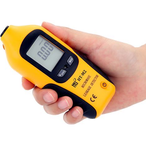 Testeur de Fuites Micro-ondes Numérique LCD HT-M2, Détecteur de Radiation 0-9.99mW/cm² avec Fonction MIN/MAX et Alarme (1/5)