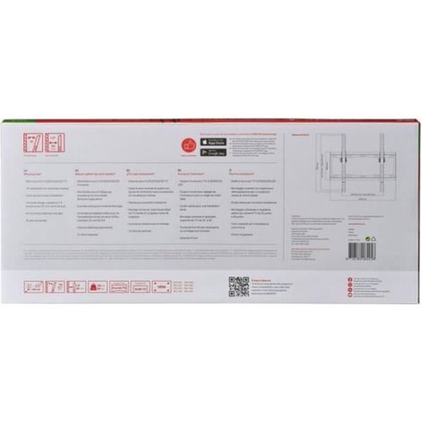 Support mural TV - - WM2421 - Inclinable 15° - Pour écrans 32-65" - Charge max 80 kg (1/5)