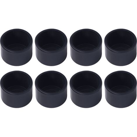 20 embouts de protection ronds en plastique pour pieds de meubles (chaises, tables, équipements de gym). (1/5)