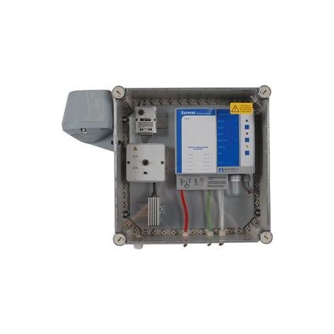 Détecteur de fuite sous vide Afriso Eurovac NV dans boîtier de protection